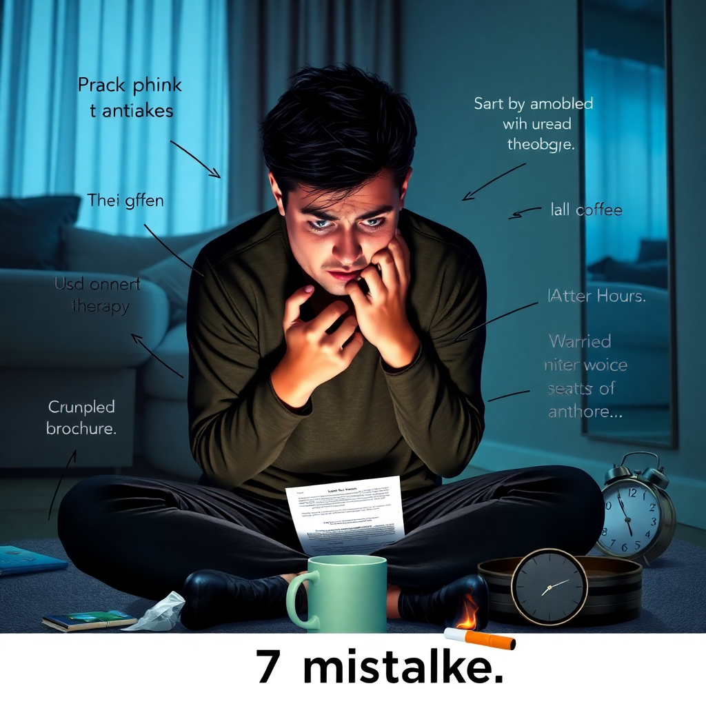 crises d'angoisses les 7 erreurs à éviter