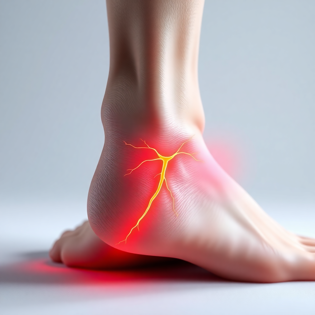 douleur sur le côté extérieur du pied nerf sural