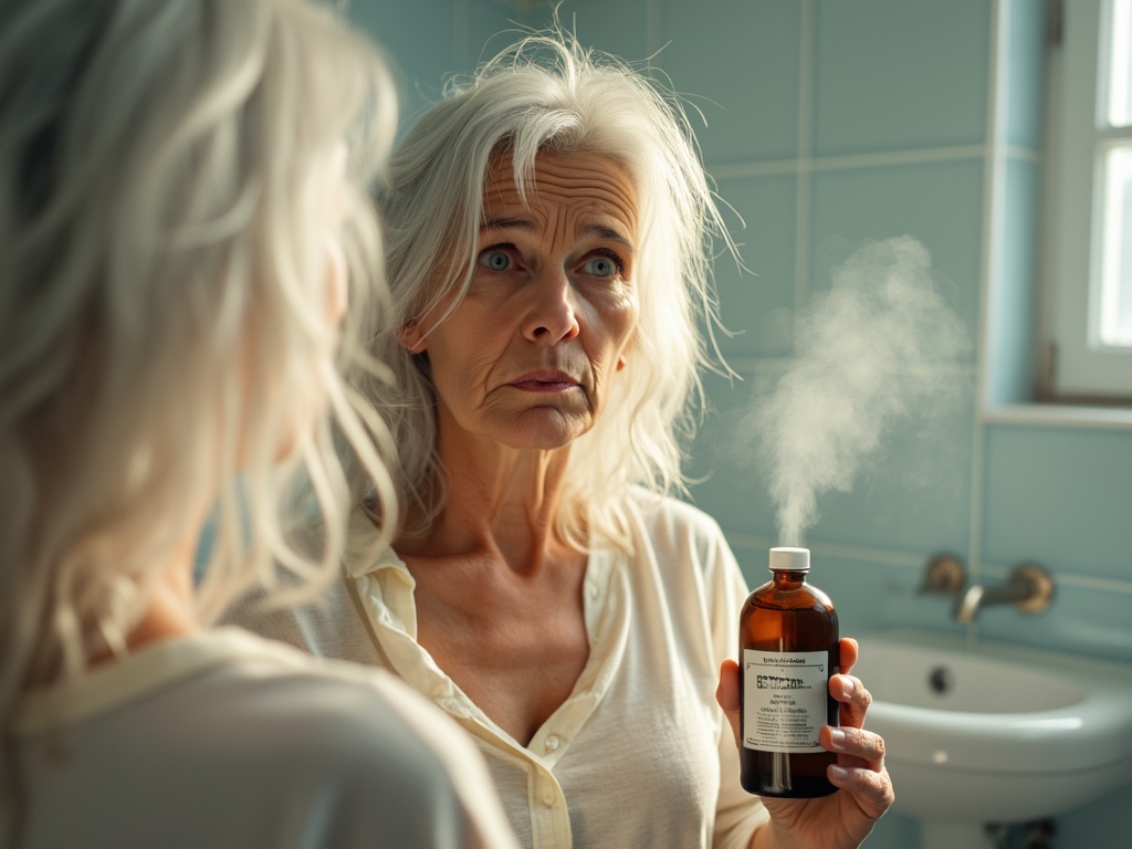 effet bétadine sur cheveux blancs