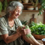 genou gonflé remède de grand-mère