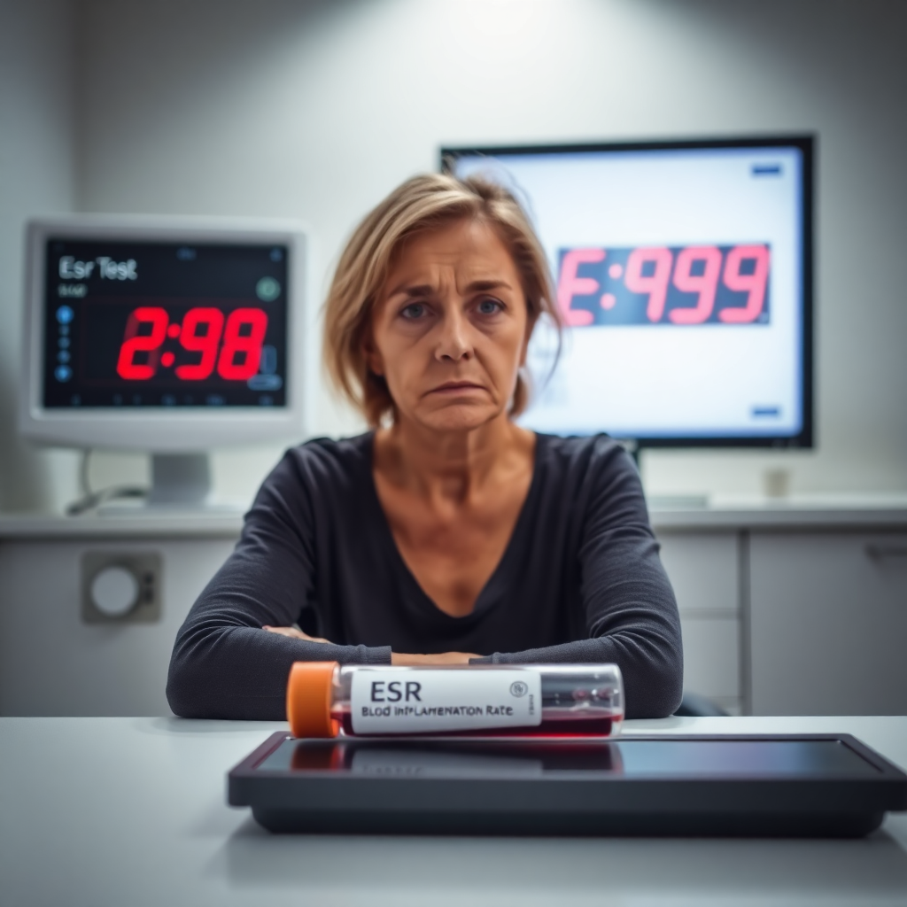 vitesse de sédimentation élevée et fatigue