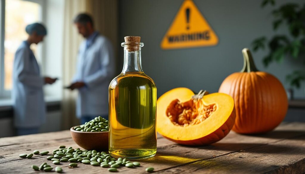 découvrez les effets indésirables de l'huile de pépin de courge et les précautions essentielles à prendre avant son utilisation pour garantir votre sécurité et bien-être.