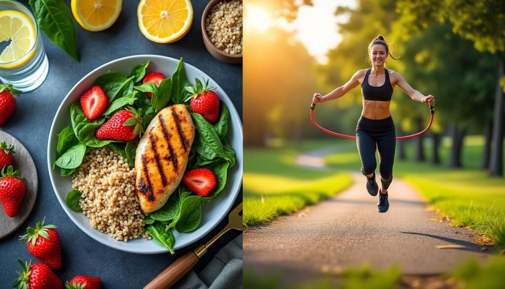 découvrez une journée type pour perdre 5 kg avec un menu équilibré et des exercices efficaces, adaptés pour atteindre vos objectifs santé rapidement et durablement.