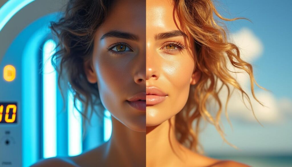 découvrez combien de temps d'exposition au soleil équivaut à 10 minutes sous une lampe uv, pour mieux comprendre les effets sur votre peau et protéger votre santé.